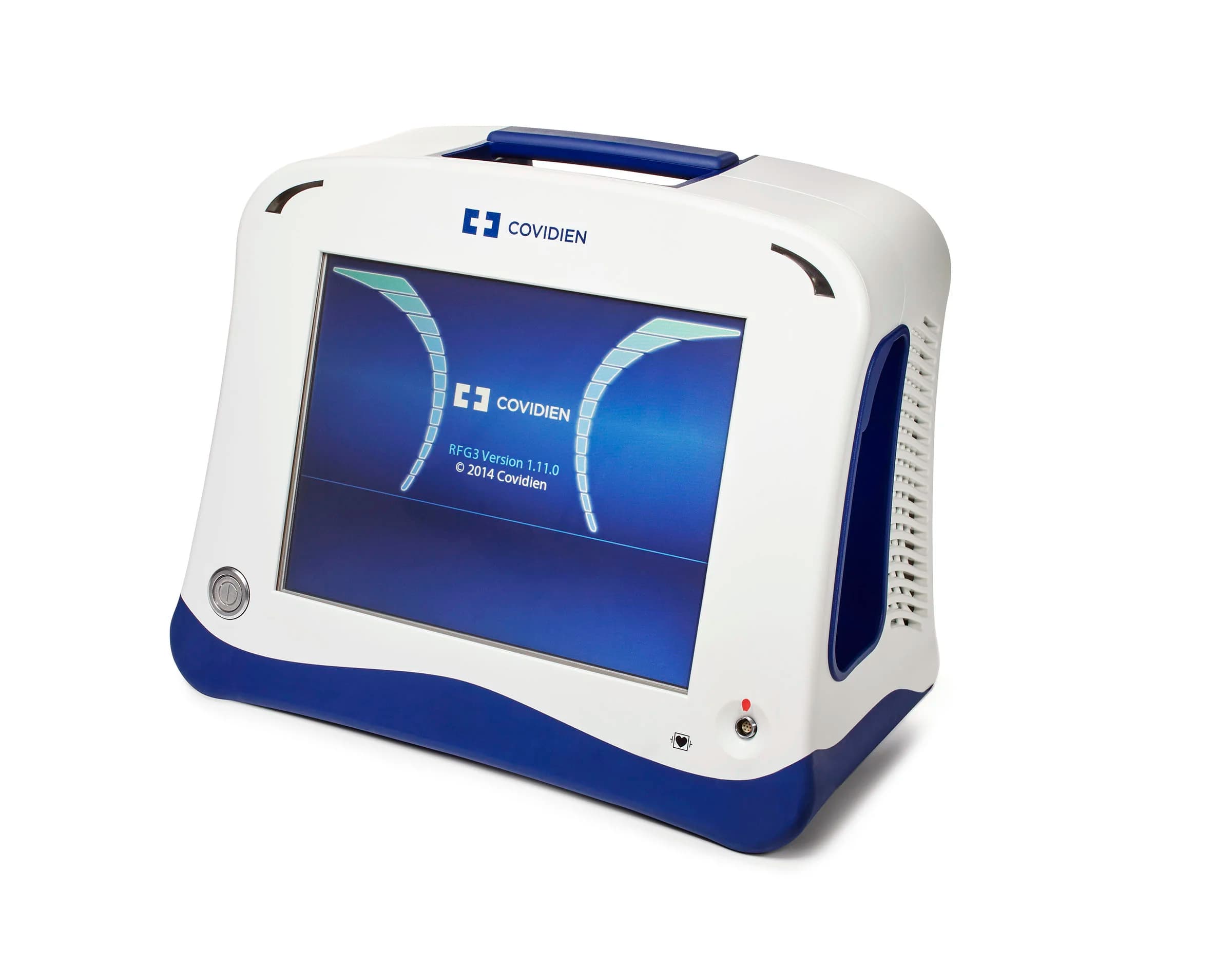 ClosureFast RFG3 radiofrequency generator and catheter — the Medtronic system used for the procedure.